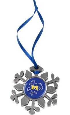 McNeese State Cowboys Snowflake Ornament (Set of 2)