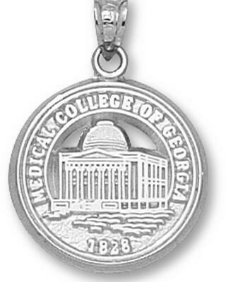 Medical College of Georgia "Building" Pendant - Sterling Silver Jewelry