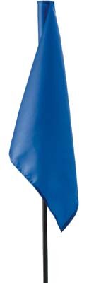 Medium Blue 400 Denier Nylon Flags from Standard Golf - Set of 9