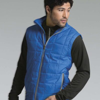 Men's Certified RECYCLED Radius Quilted Vest from Charles River Apparel