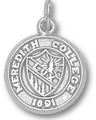 Meredith College Angels "Seal" 1/2" Charm - Sterling Silver Jewelry