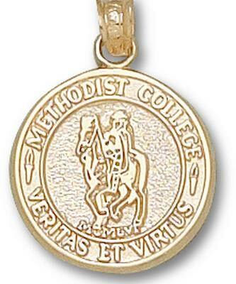 Methodist College Monarchs "Seal" Pendant - 10KT Gold Jewelry