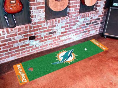 Miami Dolphins 18" x 72" Putting Green Runner