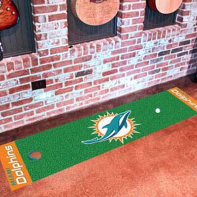 Miami Dolphins 18" x 72" Putting Green Runner