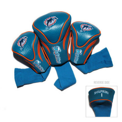 Miami Dolphins Contour Fit Golf Headcover (3-Pack)