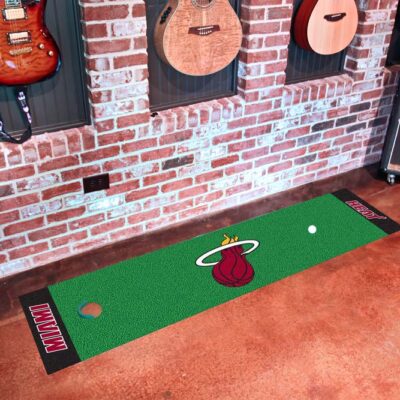 Miami Heat 18" x 72" Putting Green Runner