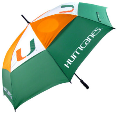 Miami Hurricanes 62" Golf Umbrella