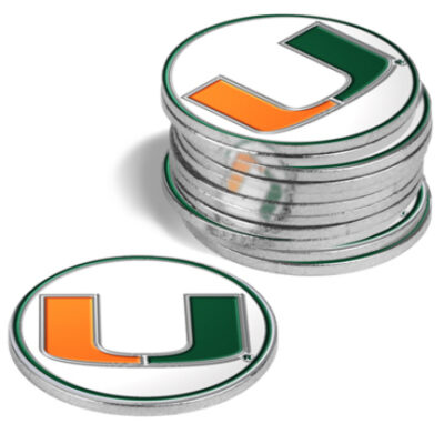 Miami Hurricanes Golf Ball Marker (12 Pack)