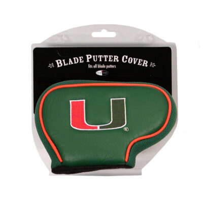 Miami Hurricanes Golf Blade Putter Cover (Set of 2)