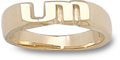 Miami Hurricanes "UM" Ladies' Ring Size 6 1/2 - 10KT Gold Jewelry