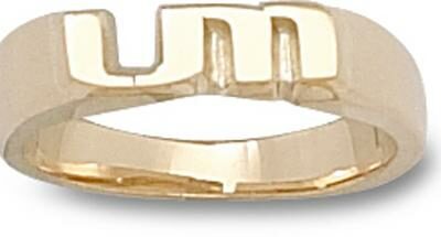 Miami Hurricanes "UM" Ladies' Ring Size 6 1/2 - 10KT Gold Jewelry