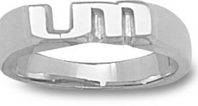 Miami Hurricanes "UM" Ladies' Ring Size 6 1/2 - Sterling Silver Jewelry