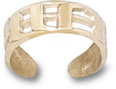 Miami Hurricanes "UM" Toe Ring - 10KT Gold Jewelry