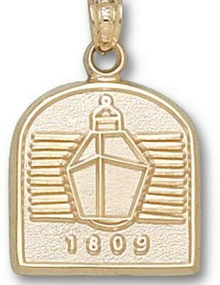 Miami (Ohio) RedHawks "Lantern Logo" Pendant - 10KT Gold Jewelry