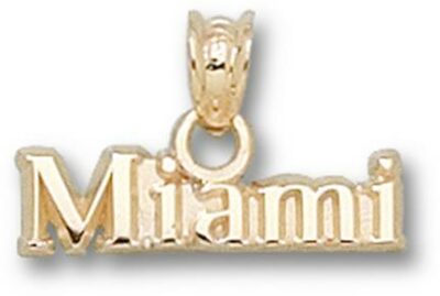 Miami (Ohio) RedHawks "Miami" Pendant - 10KT Gold Jewelry