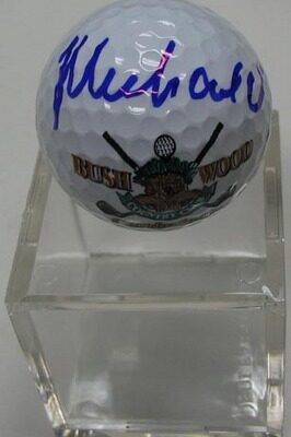 Michael O'Keefe Autographed Caddyshack Golf Ball (Bushwood Country Club)