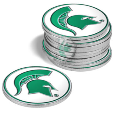 Michigan State Spartans Golf Ball Marker (12 Pack)