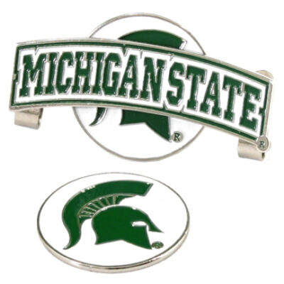 Michigan State Spartans Slider Clip with Ball Marker (Set of 3)