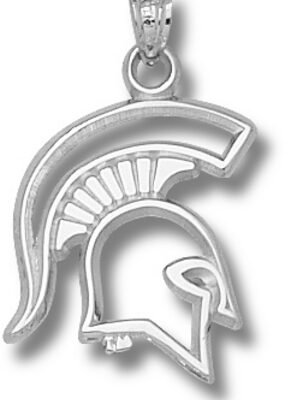 Michigan State Spartans "Spartan" Pendant - Sterling Silver Jewelry