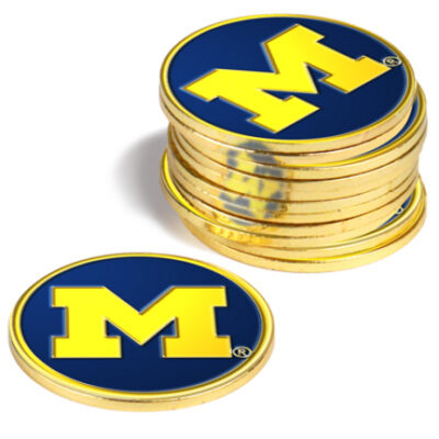 Michigan Wolverines Golf Ball Marker (12 Pack)