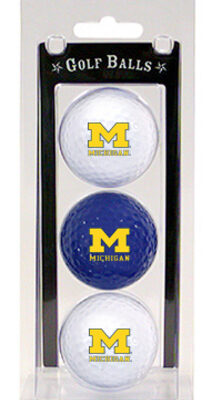 Michigan Wolverines Golf Ball Pack (Set of 3)