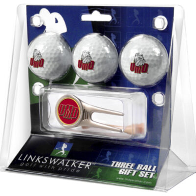 Minnesota (Duluth) Bulldogs 3 Golf Ball Gift Pack with Cap Tool