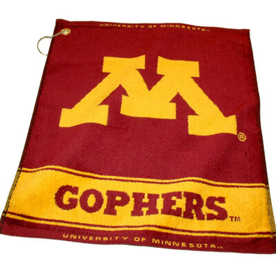 Minnesota Golden Gophers 16" x 19" Woven Golf Towel (Set of 2)