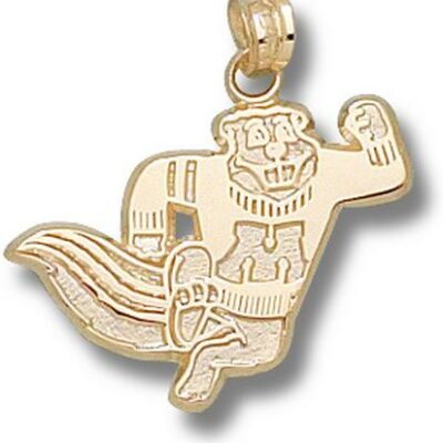 Minnesota Golden Gophers "Running Gopher" Pendant - 10KT Gold Jewelry