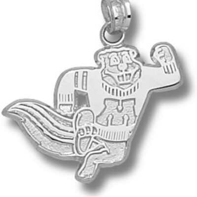 Minnesota Golden Gophers "Running Gopher" Pendant - Sterling Silver Jewelry