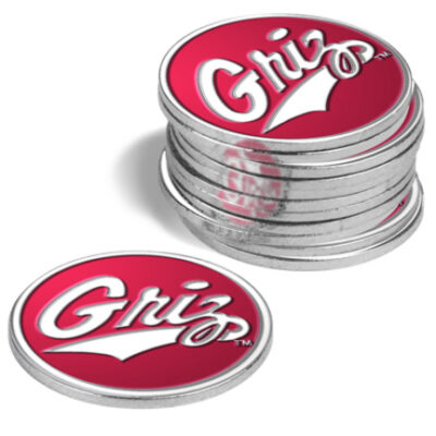 Montana Grizzlies Golf Ball Marker (12 Pack)