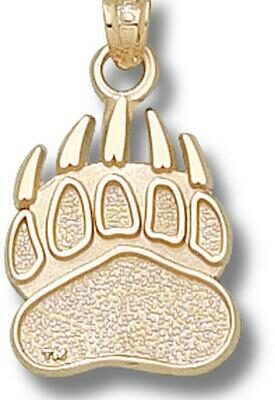 Montana Grizzlies "Grizzlie Paw" Pendant - 10KT Gold Jewelry