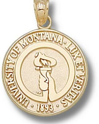 Montana Grizzlies "Seal" Pendant - 10KT Gold Jewelry