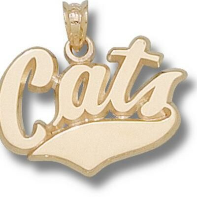 Montana State Bobcats "Cats" Pendant - 10KT Gold Jewelry