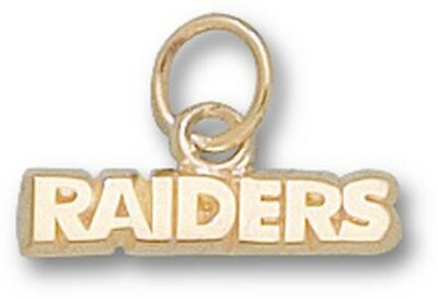 Mount Union Purple Raiders "Raiders" 1/8" Charm - 10KT Gold Jewelry