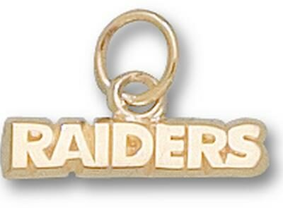 Mount Union Purple Raiders "Raiders" 1/8" Charm - 10KT Gold Jewelry