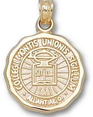 Mount Union Purple Raiders "Seal" 5/8" Pendant - 10KT Gold Jewelry