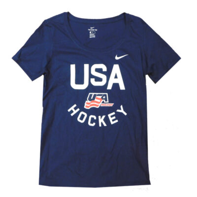 NIKE Women's Core Cotton USA S/S Scoop Tee