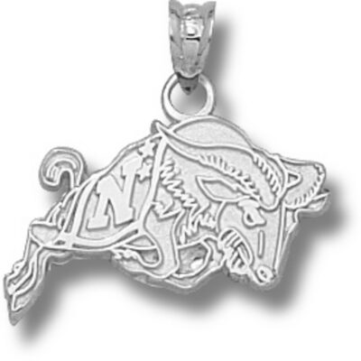 Navy Midshipmen "Action Goat" Pendant - Sterling Silver Jewelry