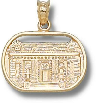 Navy Midshipmen "Bancroft Hall" Pendant - 10KT Gold Jewelry