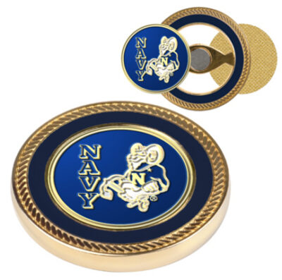 Navy Midshipmen Challenge Coin with Ball Markers (Set of 2)