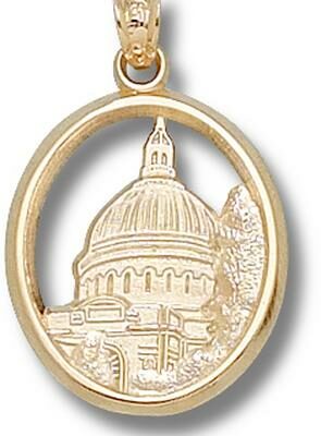 Navy Midshipmen "Chapel Dome" Pendant - 14KT Gold Jewelry