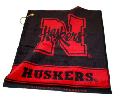 Nebraska Cornhuskers 16" x 19" Woven Golf Towel (Set of 2)