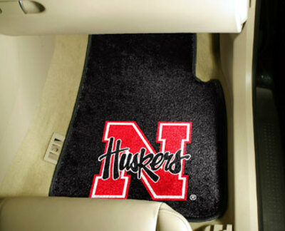 Nebraska Cornhuskers 27" x 18" Auto Floor Mat (Set of 2 Car Mats)