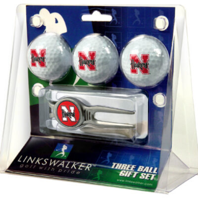 Nebraska Cornhuskers 3 Ball Golf Gift Pack with Kool Tool