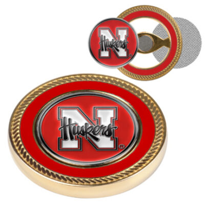 Nebraska Cornhuskers Challenge Coin with Ball Markers (Set of 2)