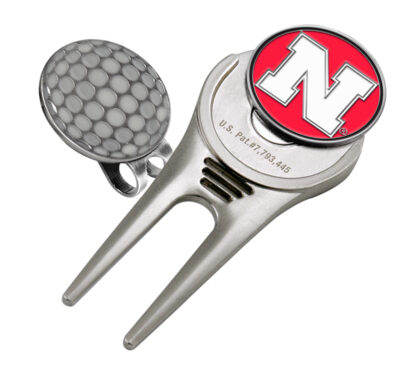 Nebraska Cornhuskers Divot Tool Hat Clip with Golf Ball Marker (Set of 2)