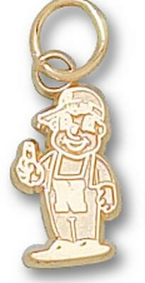 Nebraska Cornhuskers "Lil' Red Mascot" 7/16" Charm - 10KT Gold Jewelry