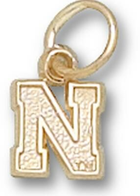 Nebraska Cornhuskers "N" Charm - 10KT Gold Jewelry