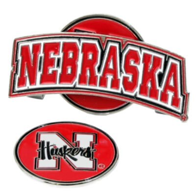 Nebraska Cornhuskers Slider Clip with Golf Ball Marker (Set of 3)