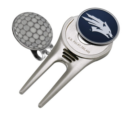 Nevada Wolf Pack Divot Tool Hat Clip with Golf Ball Marker (Set of 2)